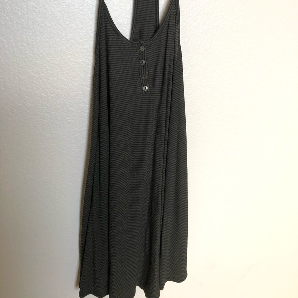 🌸 5 for $50 - Striped Olive BDG Dress